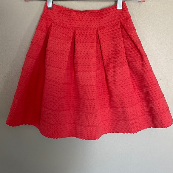 Express Coral Skater Skirt - XS - Picture 1 of 7